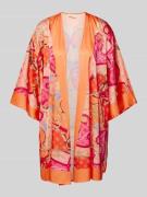 Guess Kimono mit Label-Badge in Pink, Größe L/XL