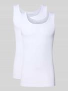Tom Tailor Tanktop aus reiner Baumwolle im 2er-Pack in Weiss, Größe XL