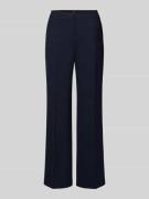 s.Oliver BLACK LABEL Hose mit Bügelfalten in Marine, Größe 34/32