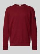 Tom Tailor Regular Fit Langarmshirt aus Baumwoll-Mix in Rot, Größe L