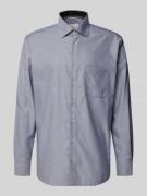 ETERNA Regular Fit Businesshemd aus Baumwolle mit Kentkragen in Anthra...