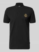BOSS Regular Fit Poloshirt aus reiner Baumwolle Modell 'QIANG' in Blac...