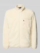 Polo Ralph Lauren Sweatjacke aus Teddyfell in Offwhite, Größe L