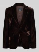 Mango Regular Fit Blazer aus Samt Modell 'COMBI' in Dunkelbraun, Größe...