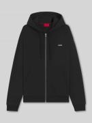 HUGO Relaxed Fit Sweatjacke aus reiner Baumwolle Modell 'DAPOZIP' in B...