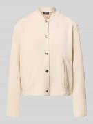 JOOP! Sweatjacke mit Stehkragen Modell 'Tobina' in Beige, Größe 34