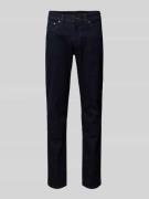 bugatti Regular Fit Jeans mit Eingrifftaschen in Marine, Größe 32/32