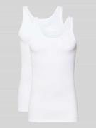 Schiesser Unterhemd mit Rundhalsausschnitt in Weiss, Größe 5