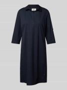 ROBE LÉGÈRE Knielanges Kleid mit 1/2-Arm in Marine, Größe 44