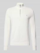Polo Ralph Lauren Strickpullover mit Label-Stitching in Offwhite, Größ...