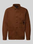 Barbour Relaxed Fit Hemdjacke aus reiner Baumwolle in Mittelbraun, Grö...