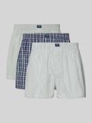 MCNEAL Boxershorts mit elastischem Bund im 3er-Pack in Metallic Gruen,...