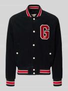Gant College-Jacke aus Cord mit Label-Detail in Black, Größe 4XL