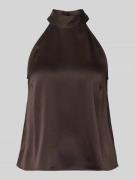 Samsøe Samsøe Neckholder-Top Modell 'RHEOS' in Dunkelbraun, Größe L