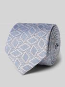 Willen Krawatte aus Seide im Allover-Look (7,5 cm) in Bleu, Größe 1