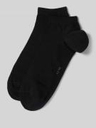 Falke Socken mit geripptem Abschluss im 2er-Pack in Black, Größe 39-42