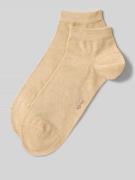 Falke Socken mit geripptem Abschluss im 2er-Pack in Sand Melange, Größ...