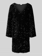 Vila Minikleid mit Paillettenbesatz Modell 'FAITH' in Black, Größe S