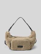 Marc O'Polo Umhängetasche in Teddyfell-Optik in Schlamm, Größe 1