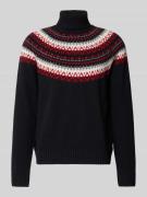 Gant Strickpullover mit Rollkragen in Black, Größe 4XL