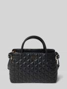 Guess Handtasche mit Steppnähten Modell 'PAISLEIGH GIRLFRIEND' in Blac...