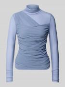 BOSS Orange Slim Fit Langarmshirt aus semitransparentem Mesh Modell 'C...