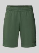 EA7 Emporio Armani Shorts mit elastischem Bund und Logo in Gruen, Größ...