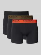 MCNEAL Boxershorts mit elastischem Logo-Bund im 3er-Pack in Black, Grö...
