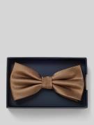 Willen Fliege aus reiner Seide mit verstellbarer Kragenweite in Hellbr...