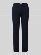 Christian Berg Woman Chino aus Viskose-Mix mit Gesäßtaschen in Dunkelb...