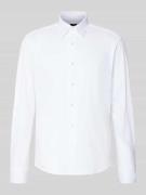 BOSS Regular Fit Freizeithemd mit Kentkragen Modell 'LIAM' in Weiss, G...
