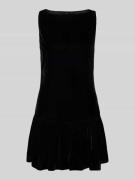 Mango Minikleid mit U-Boot-Ausschnitt in Black, Größe L