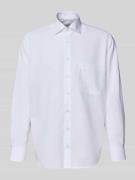 ETERNA Comfort Fit Businesshemd aus Popeline in Weiss, Größe 40
