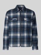 MCNEAL Regular Fit Hemdjacke mit Woll-Anteil in Anthrazit, Größe L