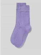 Christian Berg Men Socken mit geripptem Abschluss im 2er-Pack in Mauve...