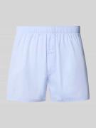 Hanro Boxershorts mit elastischem Bund in Hellblau, Größe M