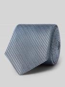 Willen Krawatte aus Seide mit Strukturmuster (7,5 cm) in Blau, Größe 1