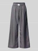VILLA SOPHIE Wide Leg Hose mit elastischem Bund Modell 'TARA' in Anthr...