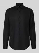 BOSS Regular Fit Businesshemd aus Baumwoll-Mix Modell 'JOE' in Black, ...
