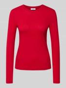 Marc O'Polo Denim Slim Fit Langarmshirt aus reiner Baumwolle in Rot, G...