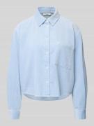 Marc O'Polo Denim Relaxed Fit Hemdbluse aus reiner Baumwolle in Hellbl...