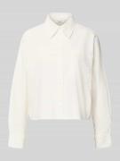 Marc O'Polo Denim Boxy Fit Hemdbluse aus reiner Baumwolle in Offwhite,...