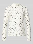Tom Tailor Denim Regular Fit Langarmshirt aus Viskose-Mix in Weiss, Gr...