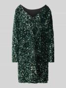 Colourful Rebel Minikleid mit Paillettenbesatz in Tuerkis, Größe M