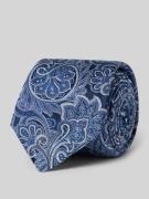 Willen Krawatte aus Seide im Allover-Look (7 cm) in Blau, Größe 1
