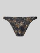 HOM Slip mit Strukturmuster Modell 'Iraty' in Mittelbraun, Größe M