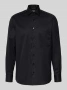ETERNA Comfort Fit Business-Hemd mit Brusttasche in Black, Größe 41