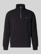 Levi's® Sweatshirt mit Label-Detail in Black, Größe L