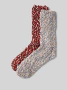 Jake*s Casual Socken aus Effektgarn im 2er-Pack in Hellblau, Größe 35-...