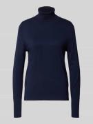 Christian Berg Woman Rollkragenpullover aus Viskose-Mix in Dunkelblau,...